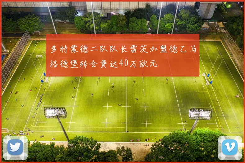 多特蒙德二队队长雷茨加盟德乙马格德堡转会费达40万欧元